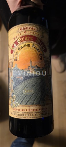 Бордо Сент-Емільйон Гран Крю Grand Cru Château Haut Troquart La Grâce Dieu 2020