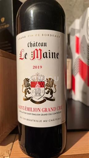 Bordeaux Saint-Émilion Grand Cru Grand Cru Château Le Maine 2019