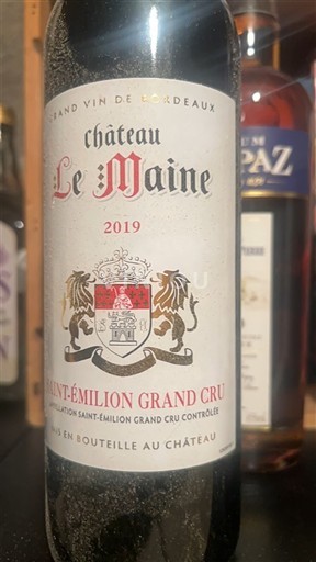 Bordeaux Saint-Émilion Grand Cru Grand Cru Château Le Maine 2019