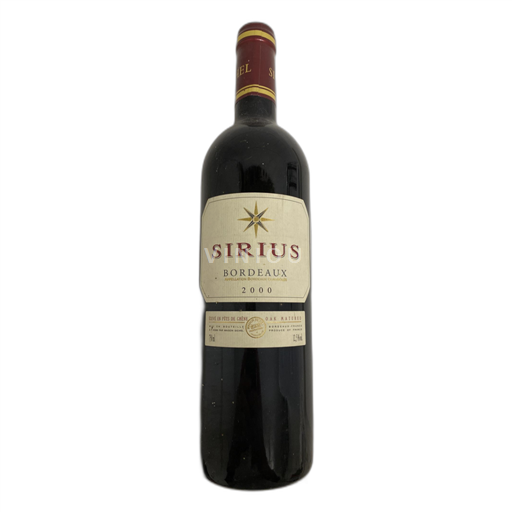 Bordeaux Maison Sichel Sirius 2000