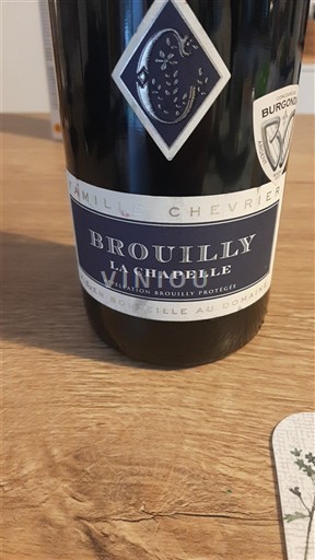Beaujolais Brouilly Famille Chevrier La Chapelle 2020