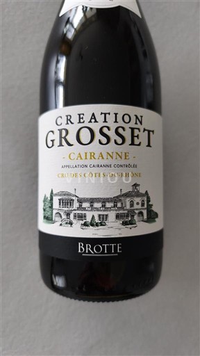 Rhône Valley Cairanne Brotte Création Grosset 2022