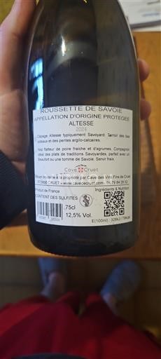 Saboya y Bugey Roussette de Saboya Cave de Cruet 2024