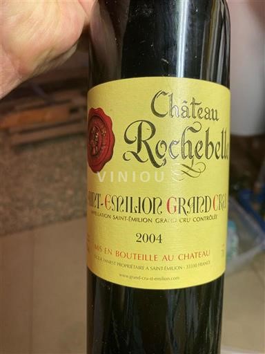 Bordeaux Saint-Émilion Grand Cru Grand Cru Château Rochebelle 2004