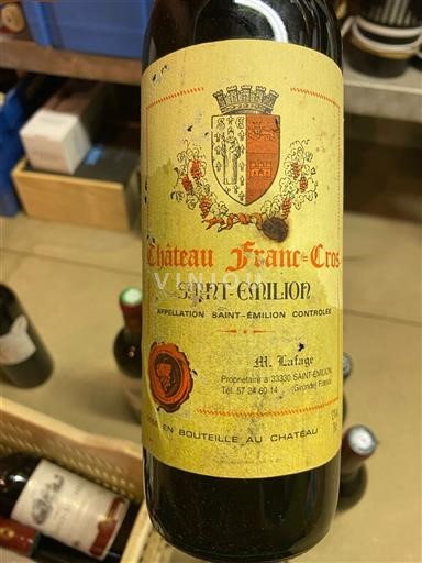 Bordeaux Saint-Émilion Château Franc-Cros Non-Vintage
