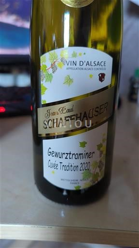 Alsazia Jean-Paul Schaffhauser Tradition 2020