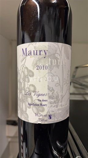 Roussillon Maury Les Vignes 2010