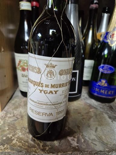 La Rioja rioja Marqués de Murrieta Ygay Reserva 1991