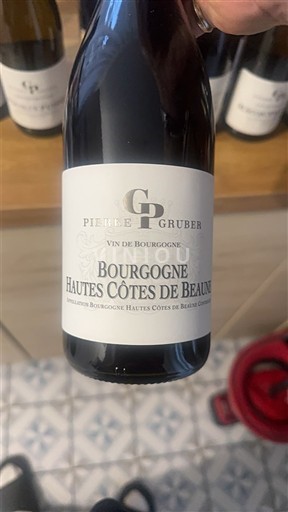Bourgondië Hautes Côtes de Beaune Pierre Gruber Niet-geïntegreerd