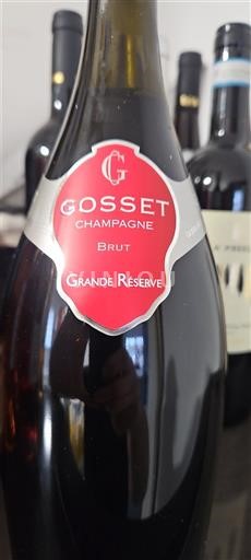 Champaña Champán Gosset Grande Réserve Sin añada