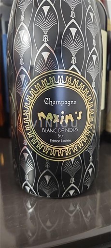 Champagne Champagner Maxim's Blanc de Noirs Brut Edition Limitée Ohne Jahrgang