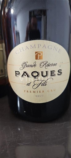 Champagne Champagner Premier Cru Paques et Fils Grande Réserve Ohne Jahrgang