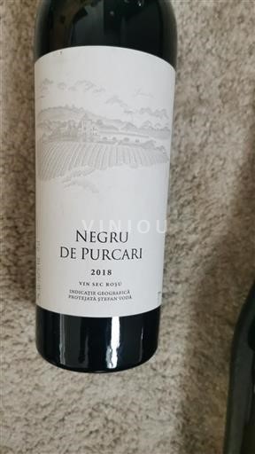 Stefan Voda Purcari Negru de Purcari 2018