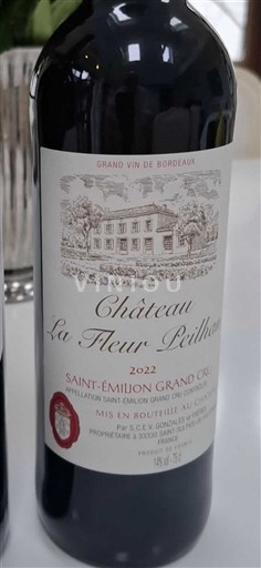 Bordeaux Saint-Émilion Grand Cru Grand Cru Château La Fleur Poilhan 2022