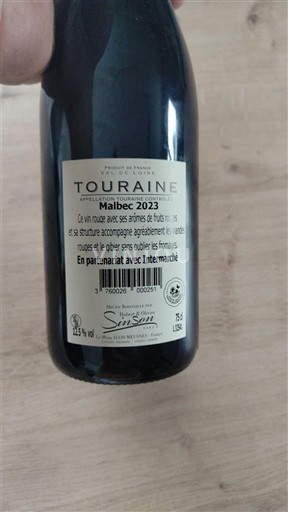 Loiren laakso Touraine Sieur d'Arques Malbec 2023