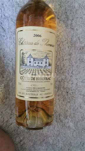 Sydväst Côtes-de-bergerac Château Thenoux Moelleux - L'Âge des Cagnans 2006