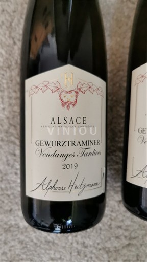 Alsazia Vendanges Tardives Alphonse Heitzmann Gewurztraminer Vendanges Tardives 2019