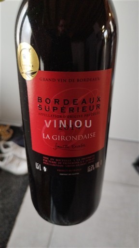 Bordeaux Bordeaux Supérieur La Girondaise 2014