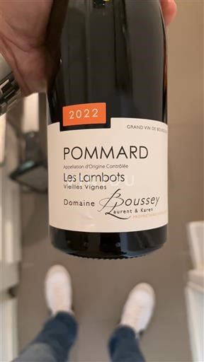 Burgund Pommard Domaine Laurent & Karen Boussey Les Lambots Vieilles Vignes 2022