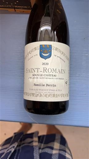 Bourgondië Saint-Romain Famille Perrin Sous le Château 2020