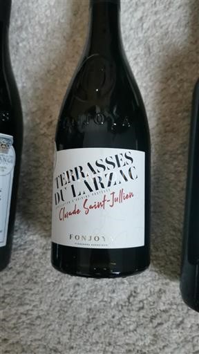 Vinhos Rouge sec Claude Saint-Julien Fonjoya 2020 França Languedoque Terrasses du Larzac AOC