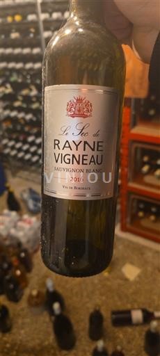 Bordeaux Rayne Vigneau Le Sec de Rayne Vigneau 2016