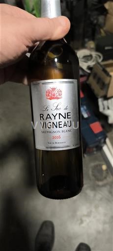 Bordeaux Rayne Vigneau Le Sec de Rayne Vigneau 2016