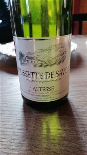 Saboya y Bugey Roussette de Saboya Domaine Torméry Altesse 2018