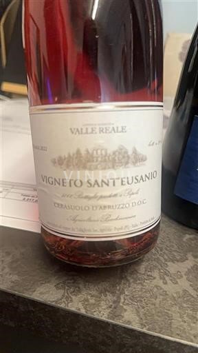 Abruzos Cerasuolo d’Abruzzo Valle Reale Vigneto Sant’Eusanio 2022