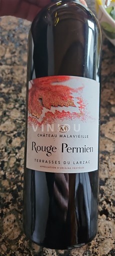 Languedoc Terrasses-du-larzac Château Malavieille Rouge Permien 2019
