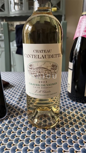 Bordeaux Graves-de-vayres Château Cantelaudette 2023