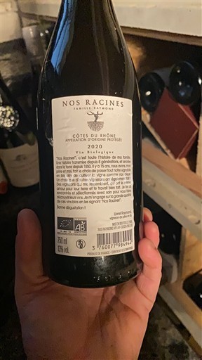 Rhônetal Côtes du Rhône Famille Raymond Nos Racines 2020
