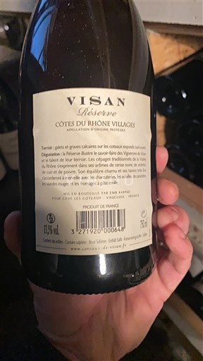 Rhônetal Nicht spezifiziert Cave Les Coteaux de Visan Réserve 2018