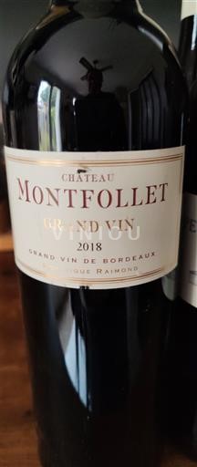 Bordeaux Blaye-Côtes-de-Bordeaux Château Montfollet Grand Vin 2018