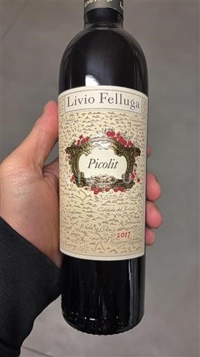 Furlanija-Julijska Krajina Коли Оријентали дел Фриули Пиколит Livio Felluga Picolit 2017