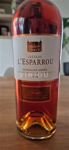 Wines Rouge sec Ambré Château L'Esparrou 2009 France Roussillon Rivesaltes AOC