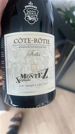 Rona dolina Côte-rôtie Domaine Stéphane Montez du Monteillet Fortis 2021