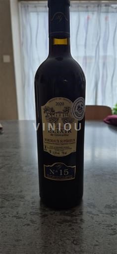 Bordeaux Bordeaux Supérieur Elixir de Gravaillac N°15 2020