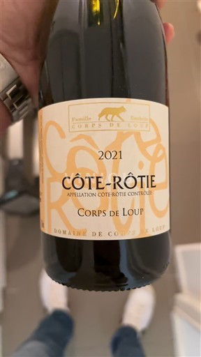 Rona dolina Côte-rôtie Domaine Corps de Loup Corps de Loup 2021