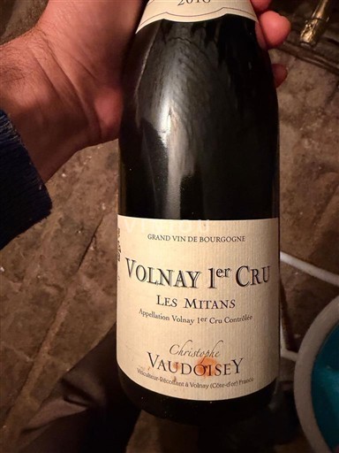 Burgundia Nespecificat Premier Cru Christophe Vaudoisey Les Mitans 2018