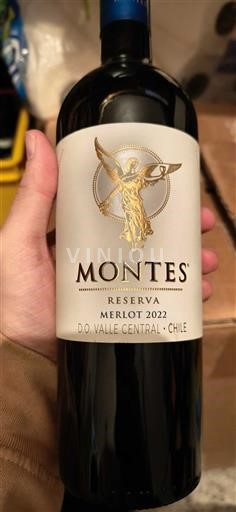 Долина Майпо Маїпо Сентраль Montes Reserva Merlot 2022