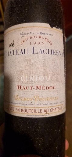 Bordeaux Haut-Médoc Château Lachesnaye 1995