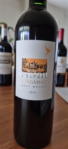 Bordeaux Haut-Médoc L'Esprit d'Agassac 2014