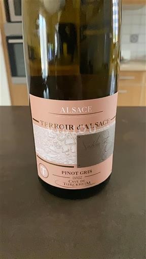 Víno Blanc sec Cuvée Turckheim Terroir d'Alsace 2022 Francie Alsasko Vin de France