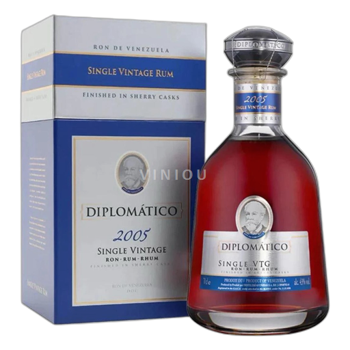 Rom Chihlimbariu Diplomático  Destilerías Unidas S.A 20a - 2005 Venezuela Nespecificat