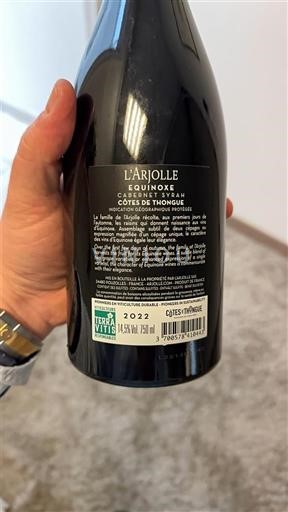 Languedoc-Roussillon Côtes de Thongue L'Arjolle Equinoxe 2022