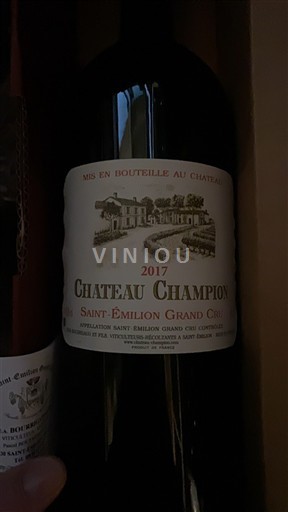 Bordeaux Saint-Émilion Grand Cru Château Champion 2017