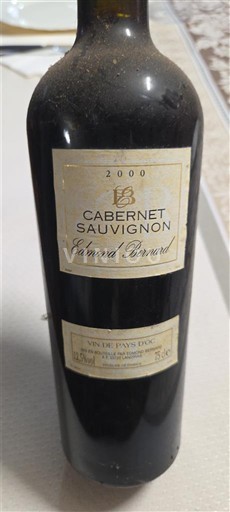 Vinhos Rouge sec Edmond Bernard 2000 França Languedoque Não especificado AOC