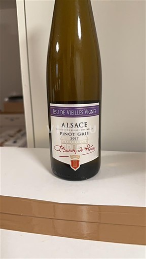 Alsazia Non specificato Baron de Hoen Issu de Vieilles Vignes 2017