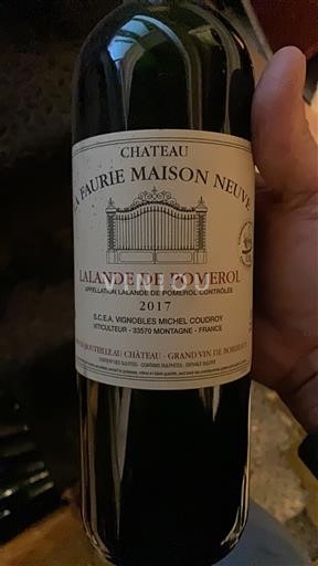 Bordeaux Lalande-de-Pomerol Château Faurie Maison Neuve 2017